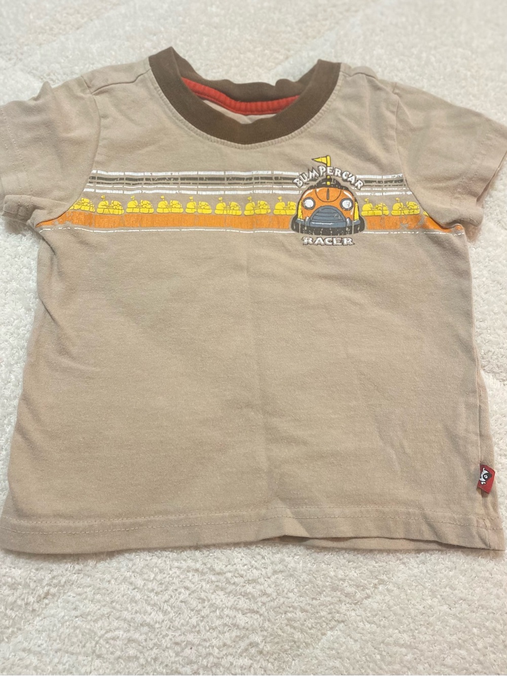 Sprockets vintage Brown 'Bumper Car Racer' Short-Sleeve Tee for Kids